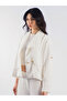 Summer Breeze Double-Breasted Cut Draped Women's Jacket - 3