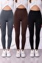 3-Pack Advantage Package Women's No-Show Extra Flexible High Waist Ribbed Leggings