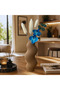 Nordic Style Wavy Form Decorative 3D Vase Brown - 4
