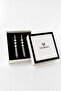 Long Dangling Stone Earrings for Women - Sparkling Tassel Model Elegant Evening Dress Earrings - 2