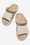 Wide Piping Belted Men's Slippers Ecru Kum - 5