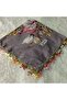Handmade Needlework Writing, Scarf, Yemeni, Mevlit Cover, Head Cover, 4 Sides Embroidered, 100% Cotton, 100*100cm - 3