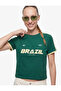 Cotton Slim Fit Crew Neck Short Sleeve Printed T-Shirt - 2