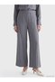 Trendlucky Women's Textured Trousers with Elastic Waist and Difference in Color - 2