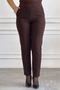 Women's Pipe Leg Side Pocket Detailed Steel Interlock Knitted Thick Winter Pants Leggings S-4Xl