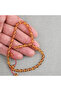 Fire Amber Beads with Cutting System, Ankle Length 5X8Mm, Rosary Yellow - 2
