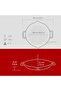 Albemo Cast Iron Grill Pan, Red 888483 - 3