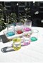 6 Pieces Dip Colored Glass Mini Coffee Water Cup 75 ml Water Cups - 4