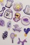 Purple Color Themed Hologram Stickers 21 Pieces Sticker Pack Waterproof Laptop Thermos Phone Sticker Set - 6