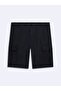 Navy Blue Shorts with Front Cargo Pockets - 3
