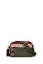 Women's Green Long Strap Fabric Crossbody Bag 26Pbd24896F