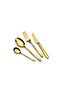Wooden Case Stainless Steel Cutlery Set 133 pcs Gold & Silver TM 1401 G