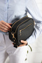 As 711 Long Strap Multi-Use Soft Leather Crossbody and Shoulder Bag Black - 5