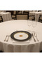 Premium Black & White Melamine Dinner Plate 8.5 Inch - 3