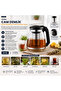 Glass Teapot with Steel Strainer 1500 ml - 3