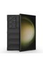 Galaxy S24 Ultra Case with Camera Protection Flexible Silicone Finger Strip Shrp