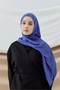 شال قطني نيو كتان أزرق - 2