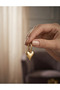 316L Steel Gold Color Heart Model Earrings - 3