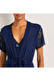 Slip Dress Sleeveless with Robe and Thongs - 7
