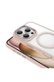 iPhone 16 Pro Case Magsafe Transparent Back Face Camera Raised Silicone Tkng - 6
