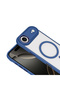iPhone 17 Air Case Magsafe Transparent Back Face Camera Raised Silicone Shrp - 2