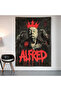 Alfred Hitchcock Wall Covering Wall Tapestry First Quality Satin Fabric Poster