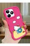 Realme C53 Compatible Case Camera Protector Red Silicone Couple Phone Case Kitty Pattern