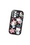 Samsung Galaxy A13 Compatible Case Camera Protector Black Silicone Couple Phone Case with Kitty Pattern - 3