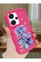 Redmi Note 13 Pro Plus 5g Compatible Case Camera Protector Red Silicone Couple Phone Case Floral Pattern