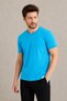 Men's Regular Fit Crew Neck Basic 5-Pack T-Shirts – Black-White-Red-Blue-Indigo - 5