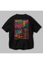 Rio De Janeiro Brazil Black Oversize Country City Back Printed Unisex T-Shirt 100% Cotton Premium - 3