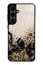 Samsung S25 Fe Golden Leopard Bow Design Glossy Phone Case