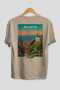 Bogota Colombia Beige Oversize Country City Back Printed Unisex T-Shirt 100% Cotton Premium