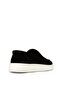 Men's Genuine Suede Black Loafer Shoes - 2