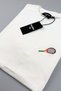 Men's 100% Cotton Tennis Racket Embroidered Pattern T-Shirt - Regular Fit Combed Cotton Basic Sports T-Shirt - Minimal Sporty Tennis T-Shirt - Tennis Player T-Shirt - 7