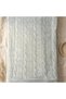 Aura Pure Luxury Sherpa Lined Hair Knit Knitwear Baby Blanket 100*100 - Soft Textured Gray Winter Blanket - 5