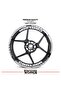 Honda Cbr 125R Wheel Sticker Interior and Exterior Cbr125R Written Label Sticker Model