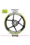 Honda Cbr 125R Wheel Sticker Interior and Exterior Cbr125R Written Label Sticker Model