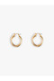 Hoop Earrings Steel Twist