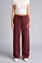Women's Canvas Trousers H0485Ax/Bn320 Brown - 5