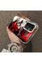Samsung Galaxy A26 Compatible Silicone Edge Hard Back Case Couple Phone Case with Floral Pattern - 4