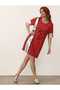 Stone Detail Tunic Darling Just Believe Red - 3