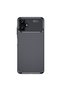 Galaxy A06 Case Carbon Look Silicone with Camera Protection Ultimate Protection Senk