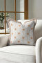 Polka Dot Geometric Fringed Pillowcase-Soft Minimal Boho Beige Cream Mink Tassel Throw Pillow Cover - 4