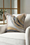 Marble Patterned Luxury Gold Gray Fringed Pillowcase - Abstract Bohemian Gold Mink Tassel Throw Pillow Cover - 2