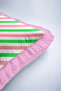 Striped Pastel Color Modern Fringed Pillowcase-Geometric Green Pink Cream Tassel Throw Pillow Cover - 8