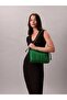 Drawstring Plisse Women's Green Bag Lv04F3076G-0K6 - 2