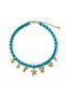 Blue Summer Necklace with Charms - 2