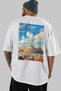 Athens Greece White Oversize Country City Back Printed Unisex T-Shirt 100% Cotton Premium - 5