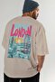 London England 3 Beige Oversize Country City Back Printed Unisex T-Shirt 100% Cotton Premium - 7